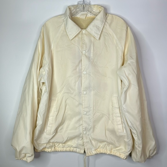 Vintage Oklahoma Sooners Steve Owens Signed White Jacket Size Large - Picture 2 of 10